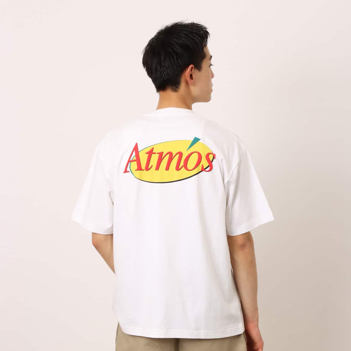atmos Back Logo T-shirt WHITEの画像
