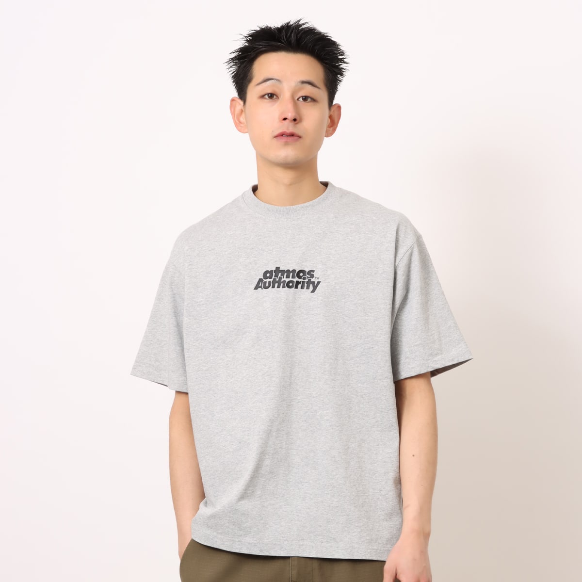 atmos Thick Rubber Print T-shirt GRAYの画像