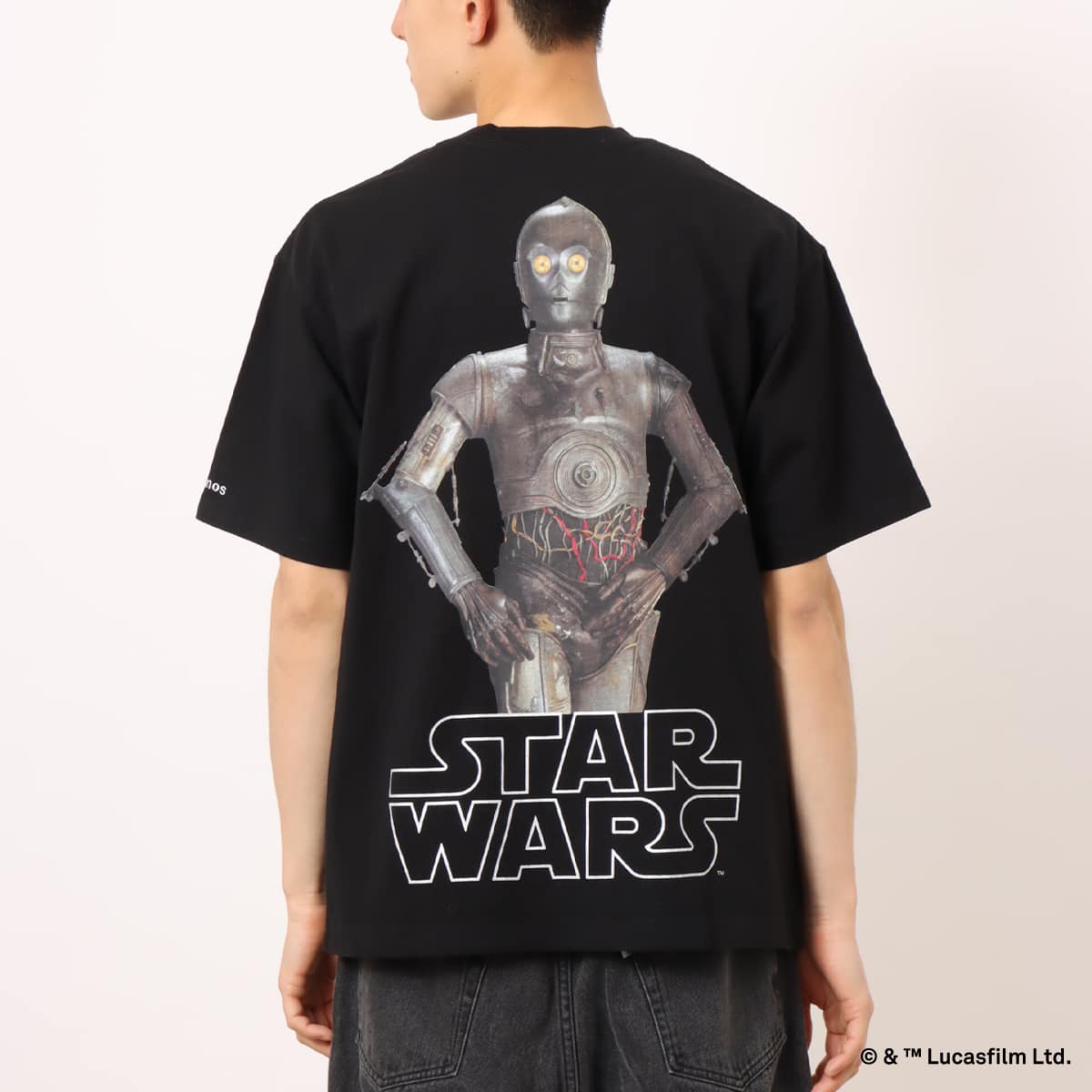 atmos 【STAR WARS】 C-3PO ＆ R2-D2 / T-shirt BLACK