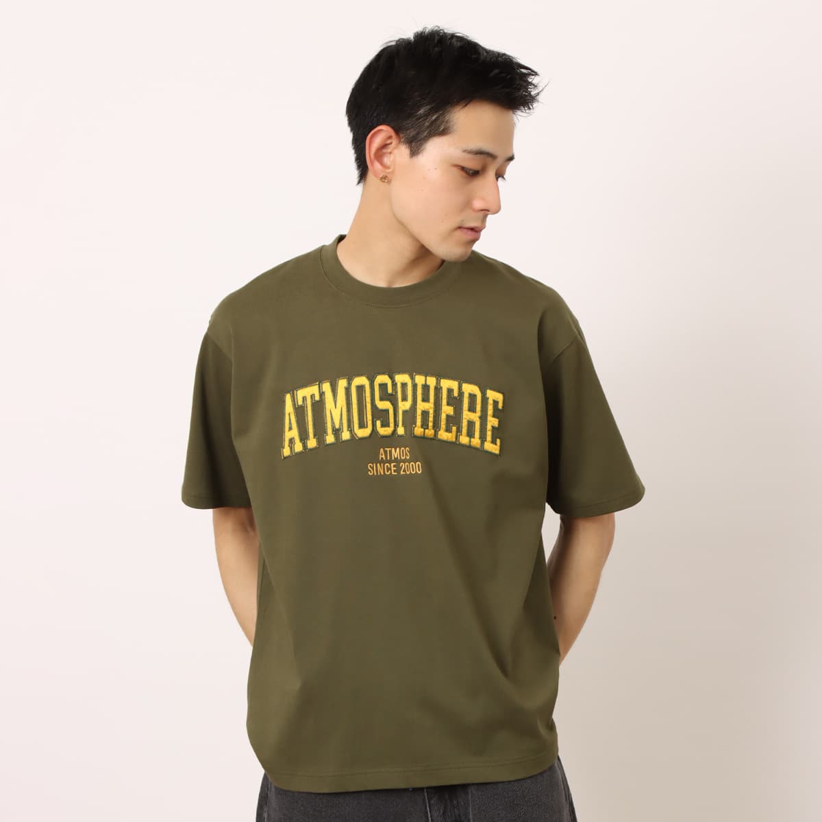 Atmos College Logo T Shirts Khaki Atmos（アトモス） 公式オンラインストア