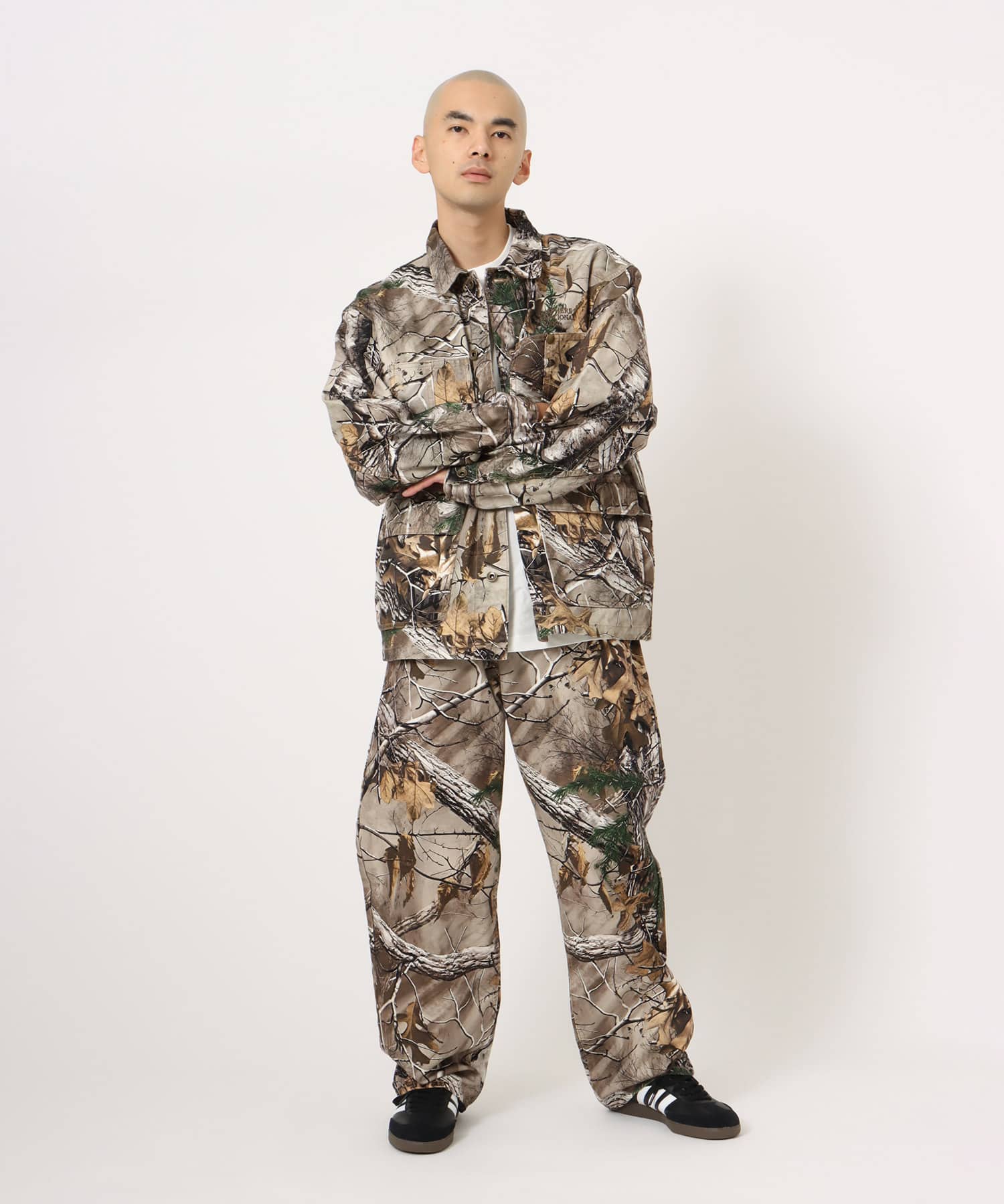 atmos Tree Camo Pattern Coverall Jacket BEIGE CAMOUFLAGEの画像