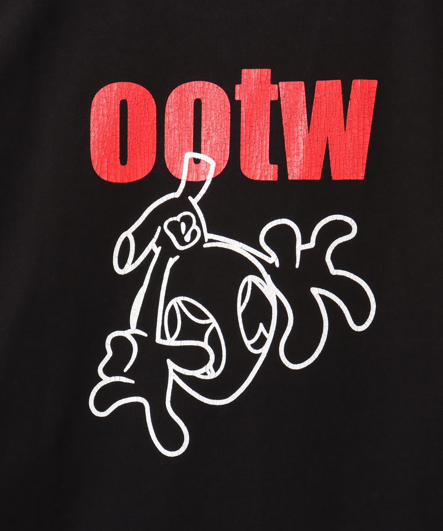 atmos ”TENKYU” Crack Print ootw T-shirt 3 BLACKの画像