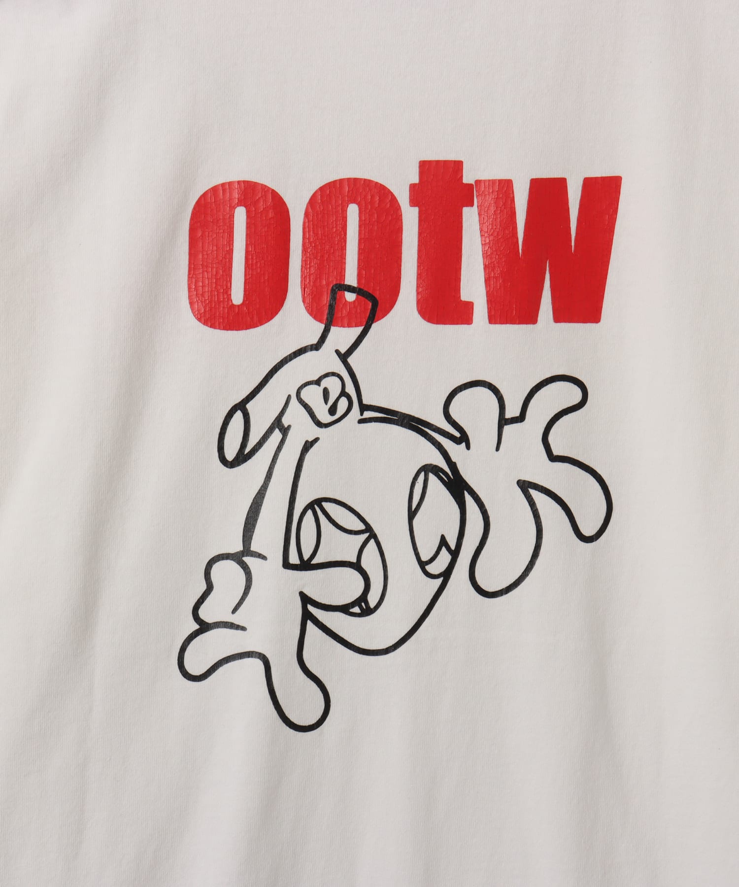 atmos ”TENKYU” Crack Print ootw T-shirt 3 WHITEの画像