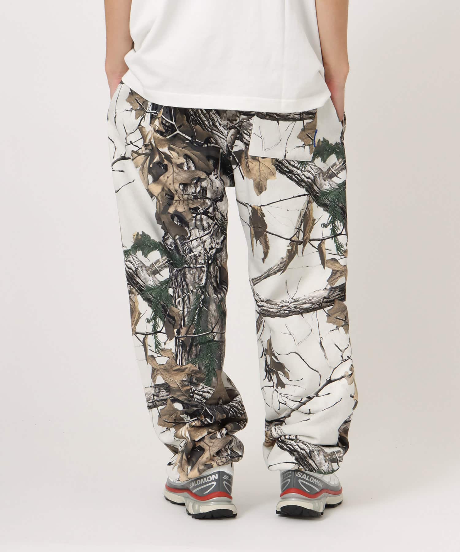 atmos Embroidery Classic Logo Sweat Pants BEIGE CAMOUFLAGEの画像