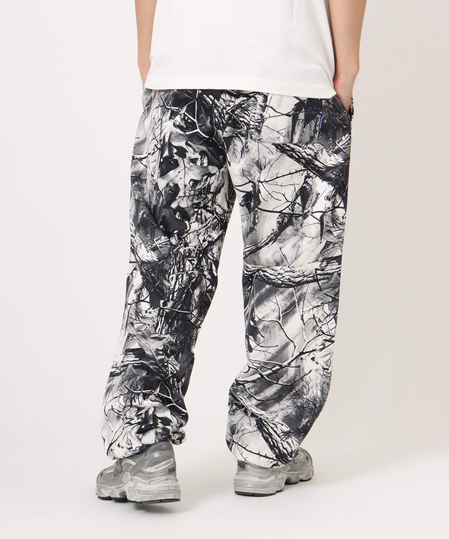 atmos Embroidery Classic Logo Sweat Pants BLACK CAMOUFLAGEの画像