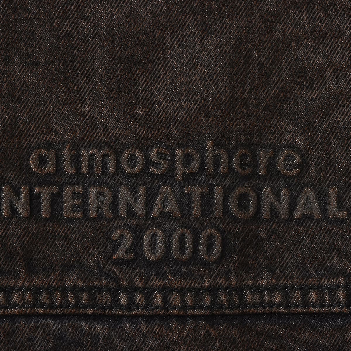 atmos Denim Worker Jacket BLACKの画像