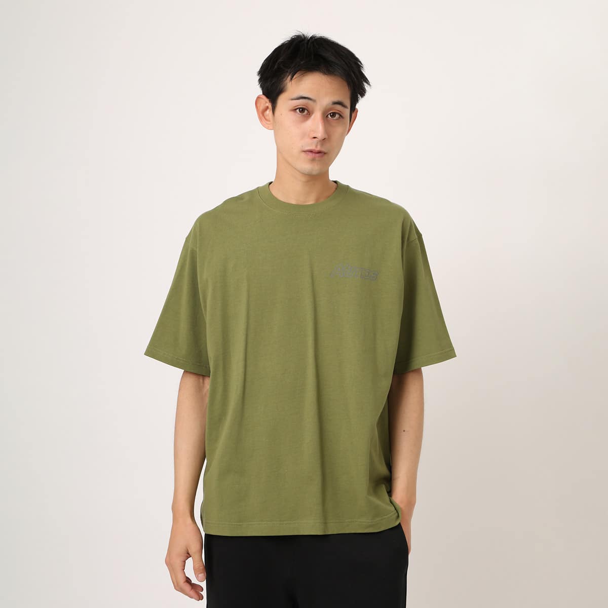 atmos Back Logo T-shirt KHAKIの画像