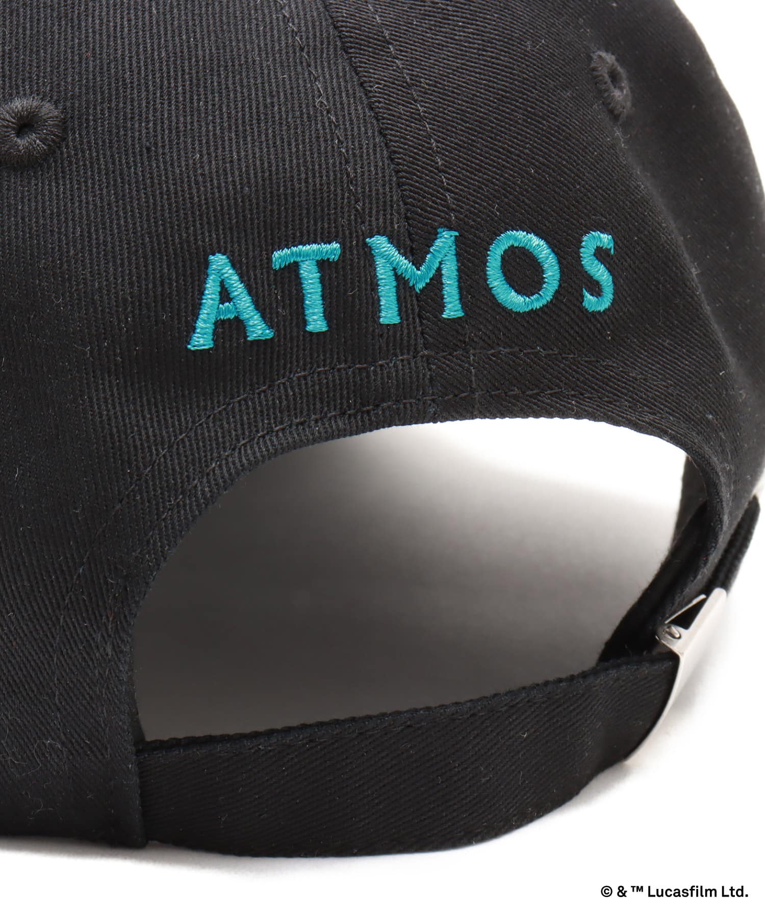atmos [STAR WARS] カタカナ Logo Cap BLACKの画像