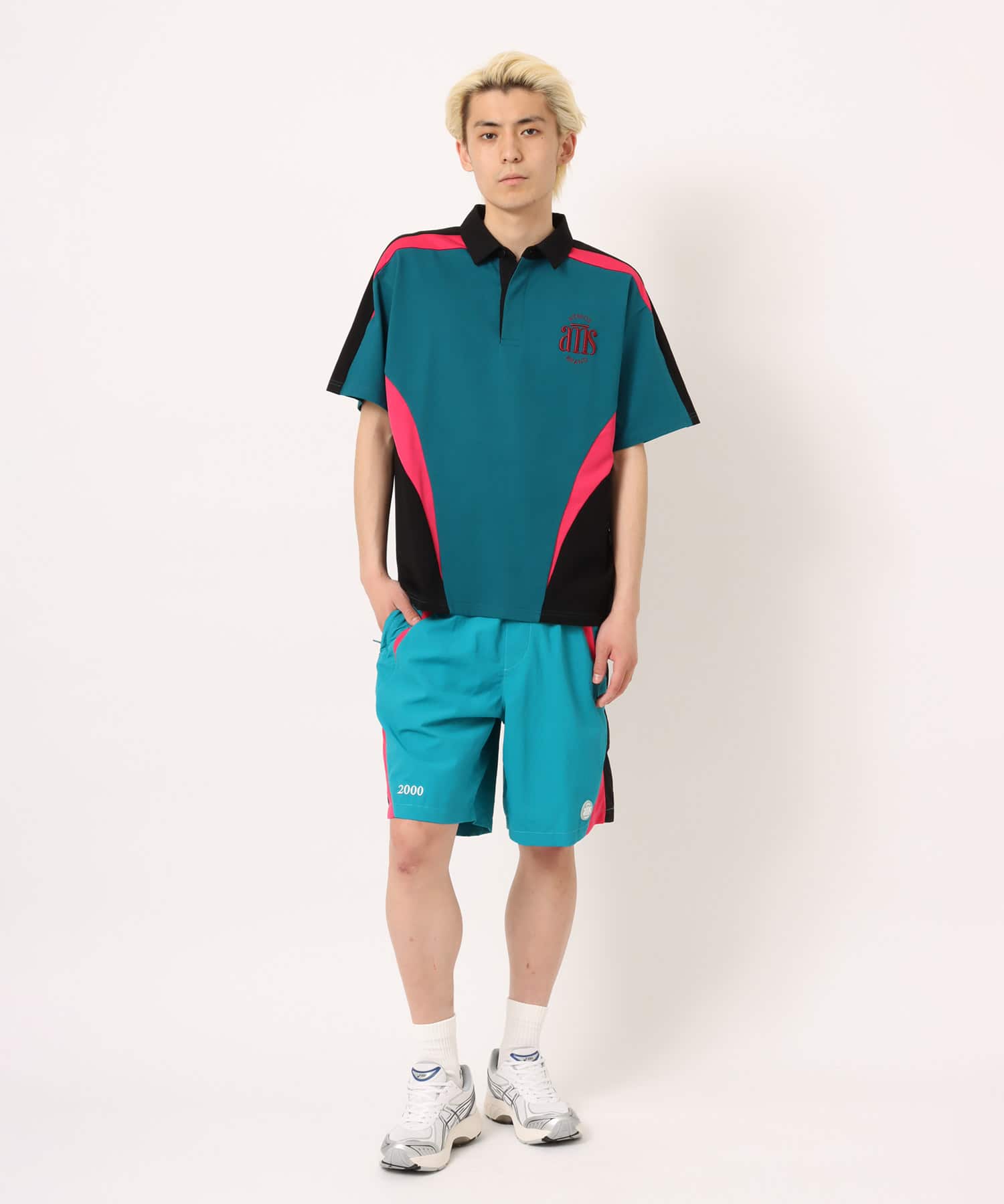atmos Rugger Shirt GREENの画像
