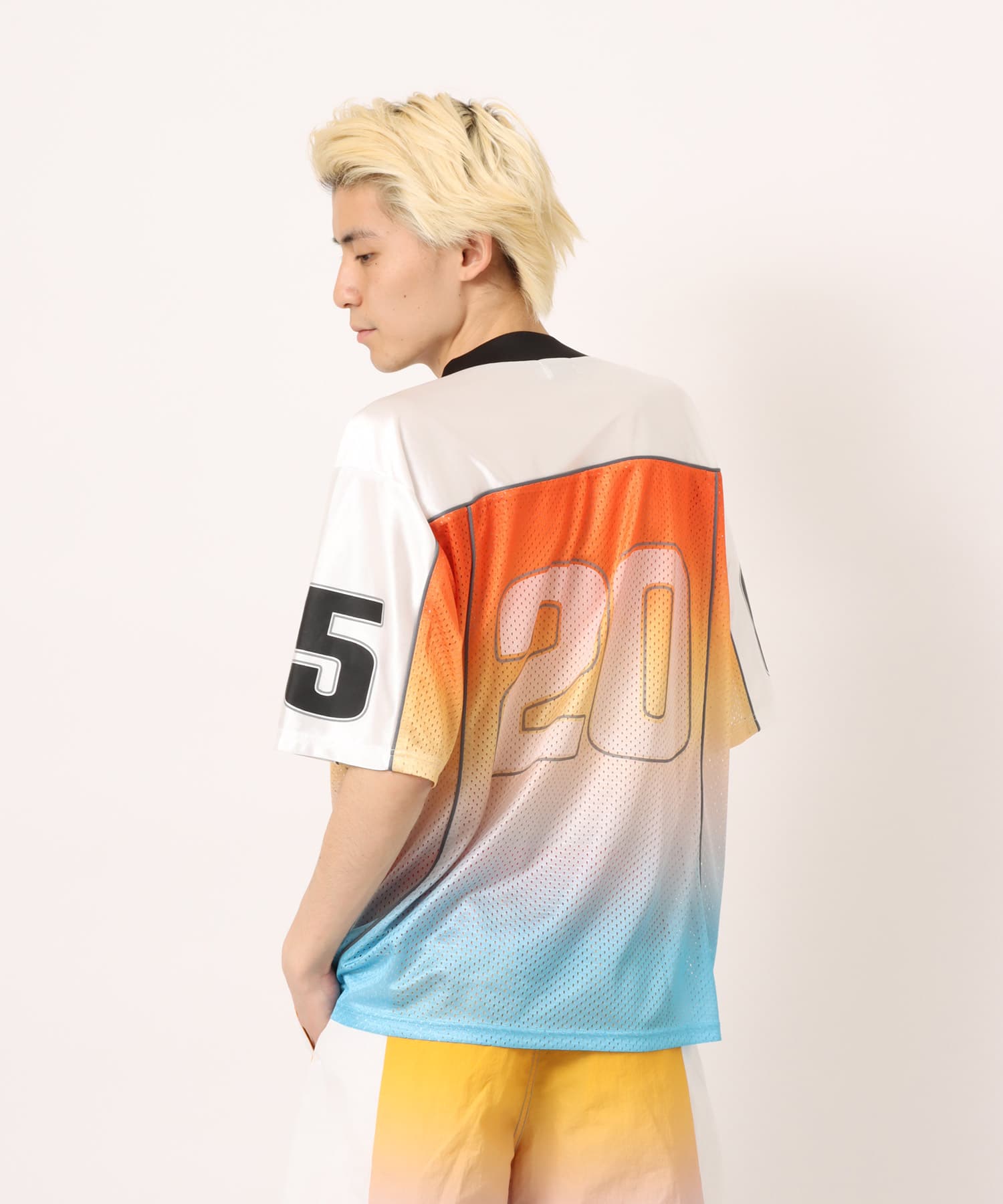 atmos Mesh Football Shirt MULTIの画像