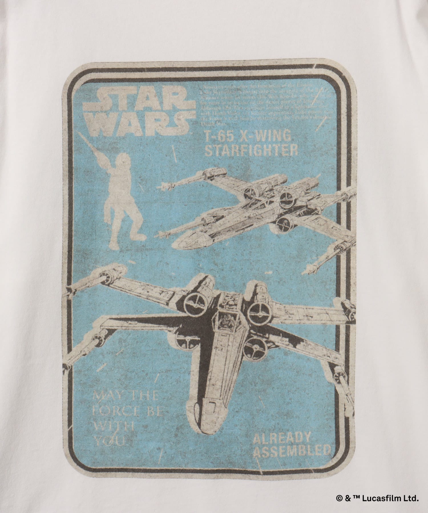 atmos [STAR WARS] STAR FIGHTER / T-shirts WHITEの画像