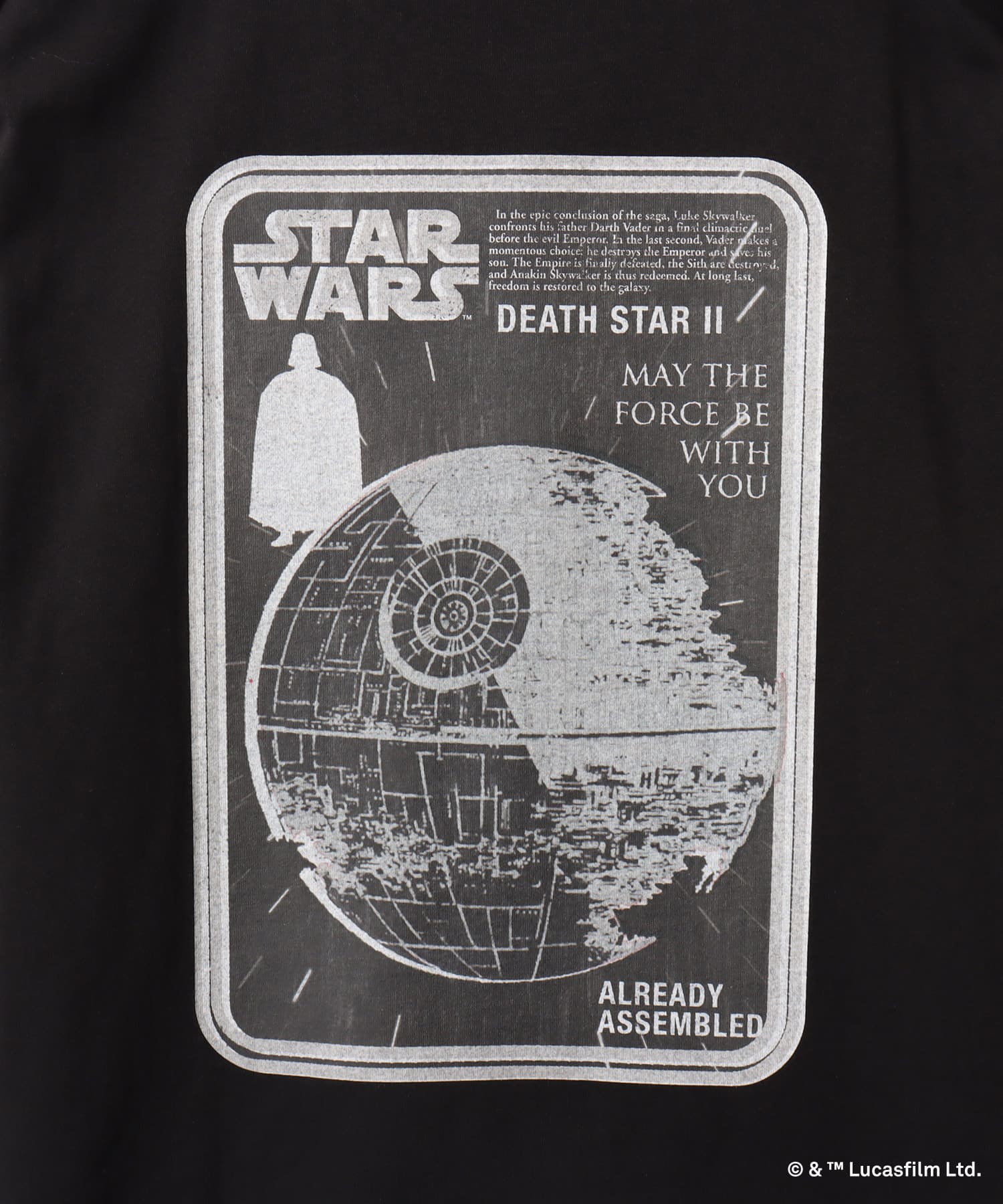 atmos [STAR WARS] DEATH STAR II / T-shirts BLACKの画像