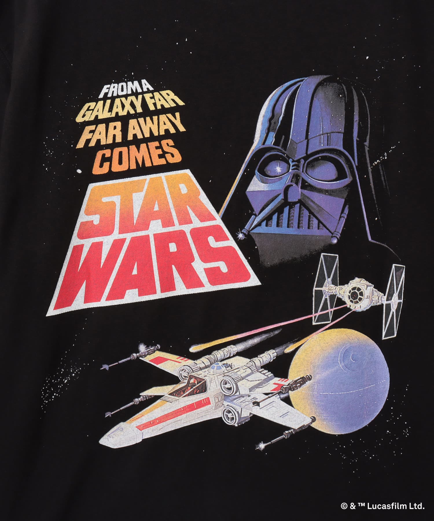 atmos [STAR WARS] X-WING / T-shirts BLACKの画像