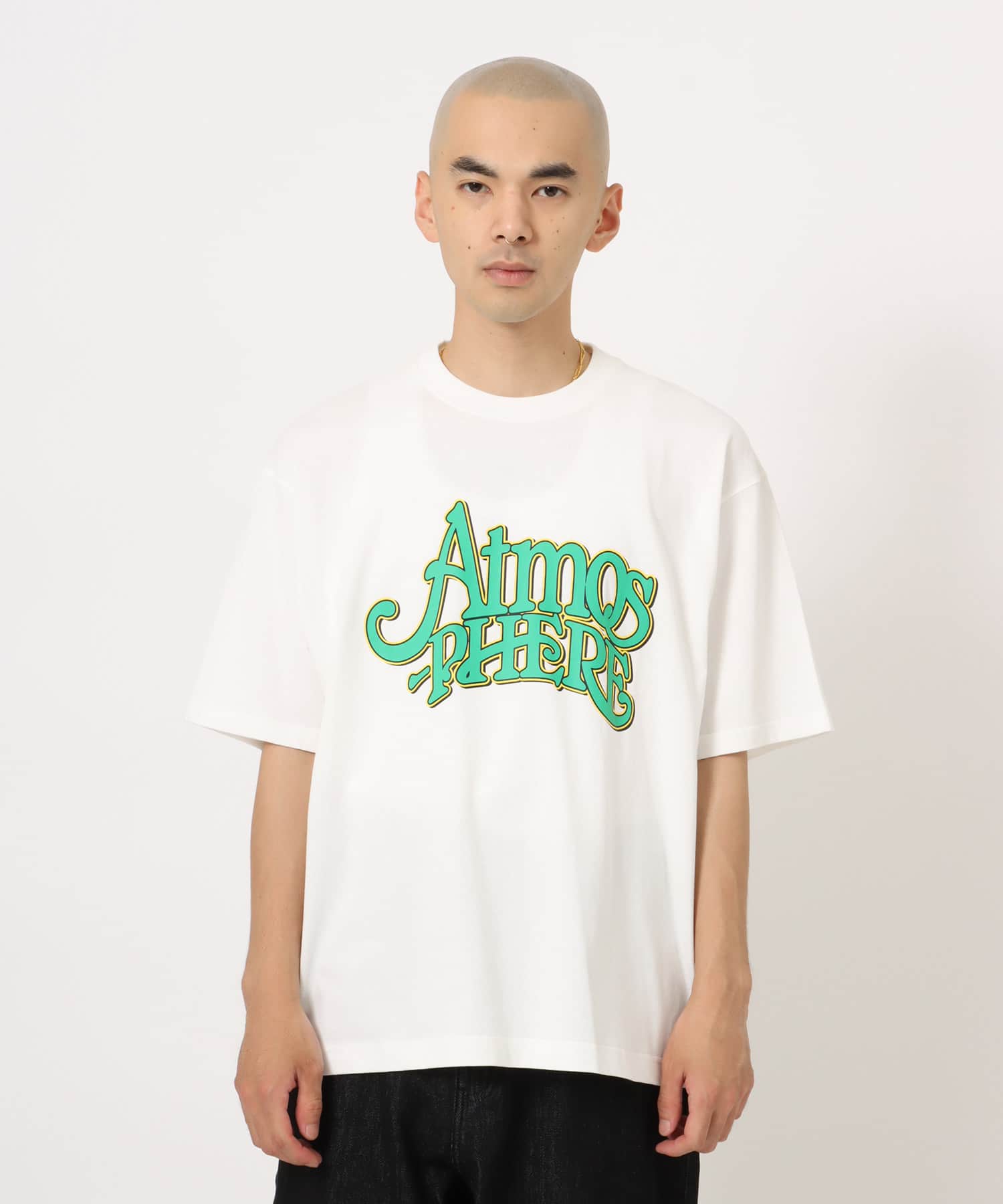 atmos atmosphere T-shirt WHITEの画像