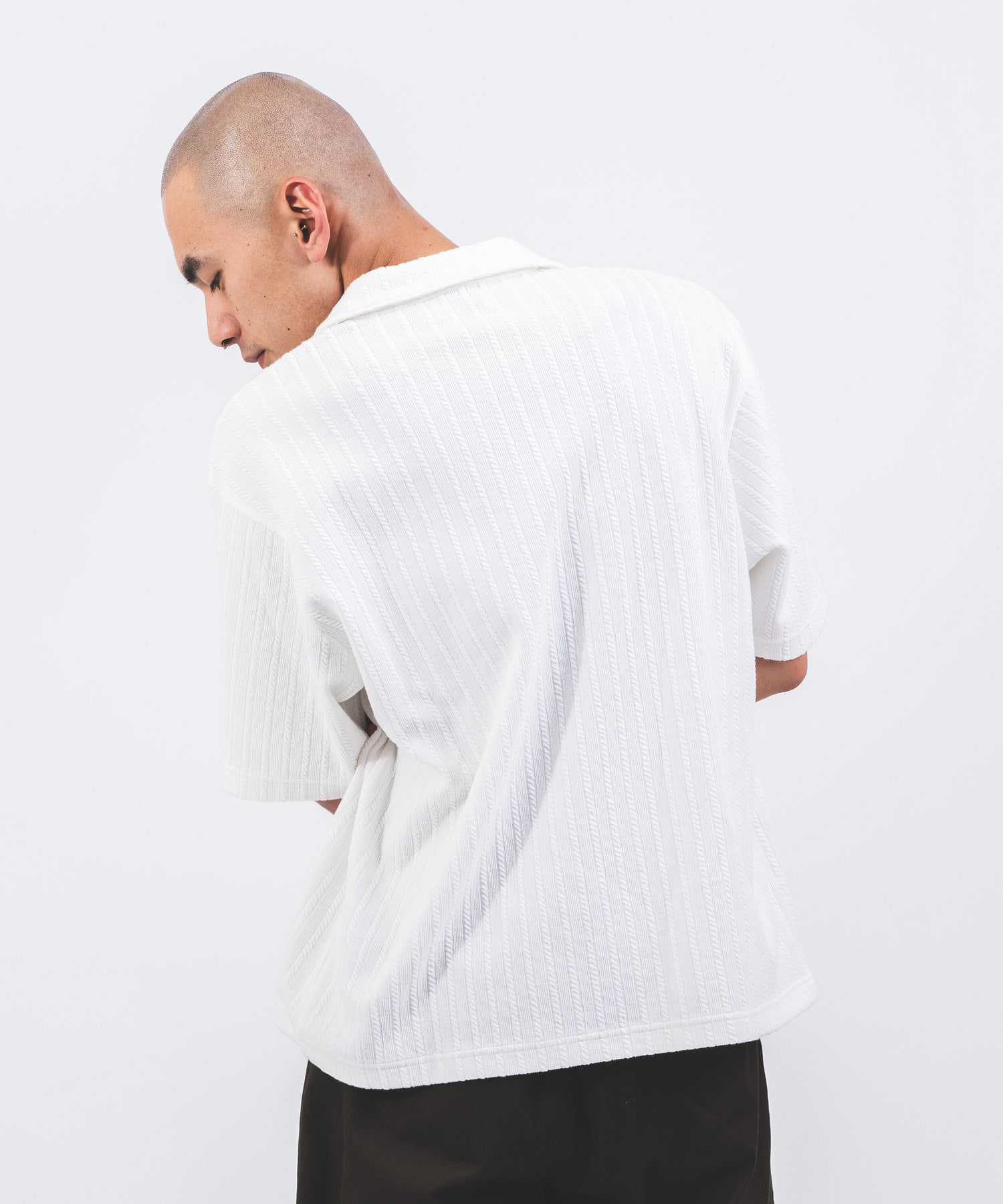 atmos Links Vacation Cut & Sewn Shirt WHITEの画像