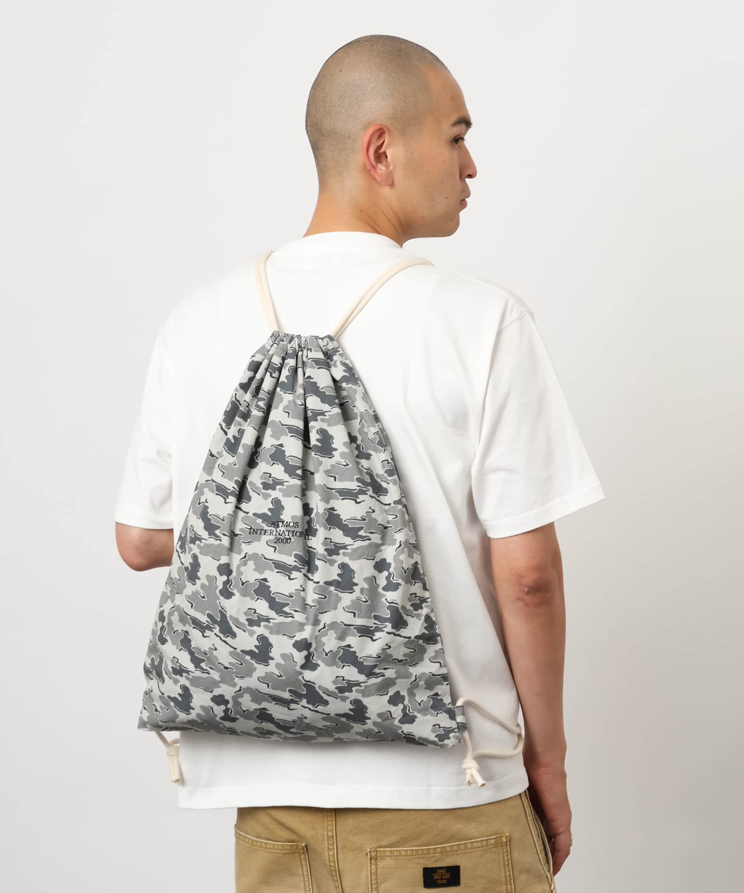 atmos Cotton Knapsack CAMOUFLAGE GRAYの画像