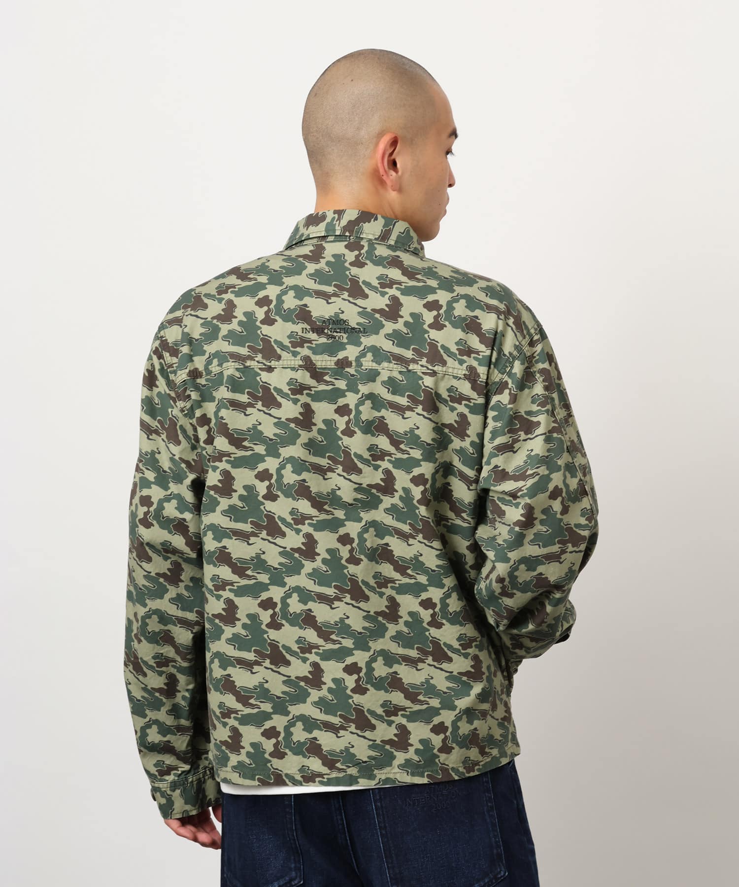 atmos Cotton Military Jacket CAMOUFLAGE KHAKIの画像