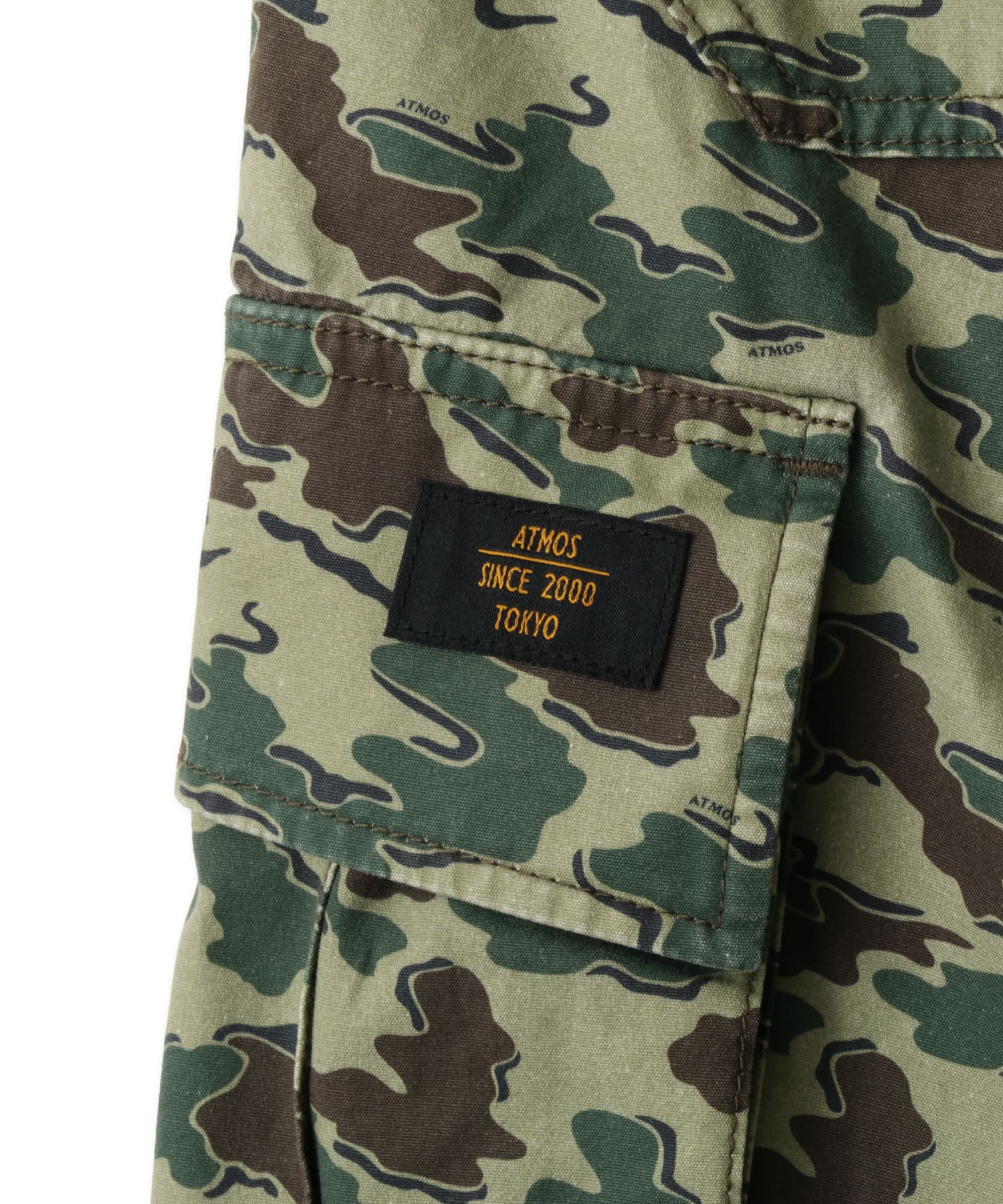atmos Cotton Military Cargo Pants CAMOUFLAGE KHAKIの画像