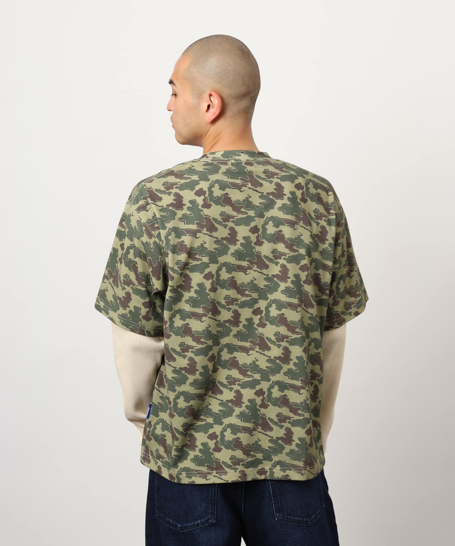 atmos Layered Sleeves LS T-shirt CAMOUFLAGEの画像