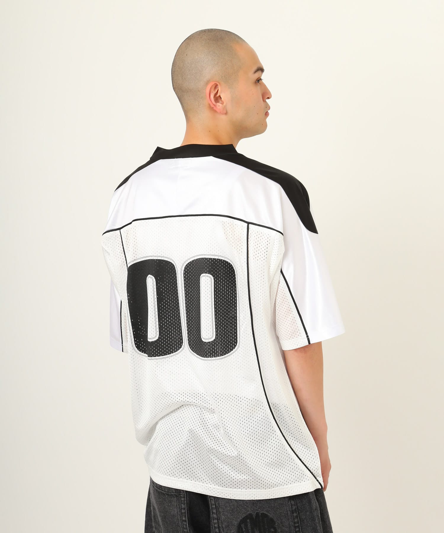 atmos Mesh Football Shirt WHITEの画像