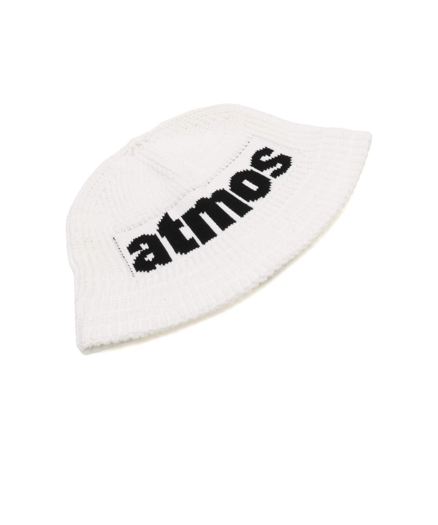 atmos Logo Print Vacation Hat WHITEの画像