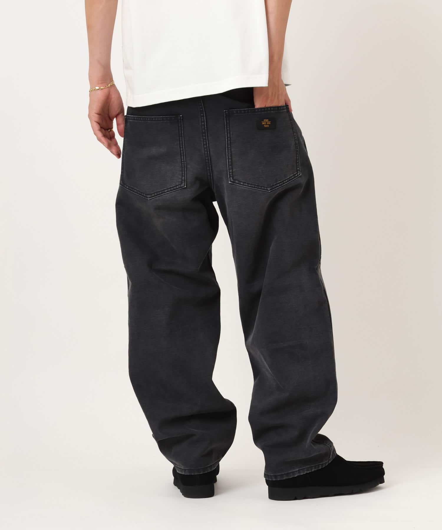 atmos Double Knee Work Pants BLACKの画像