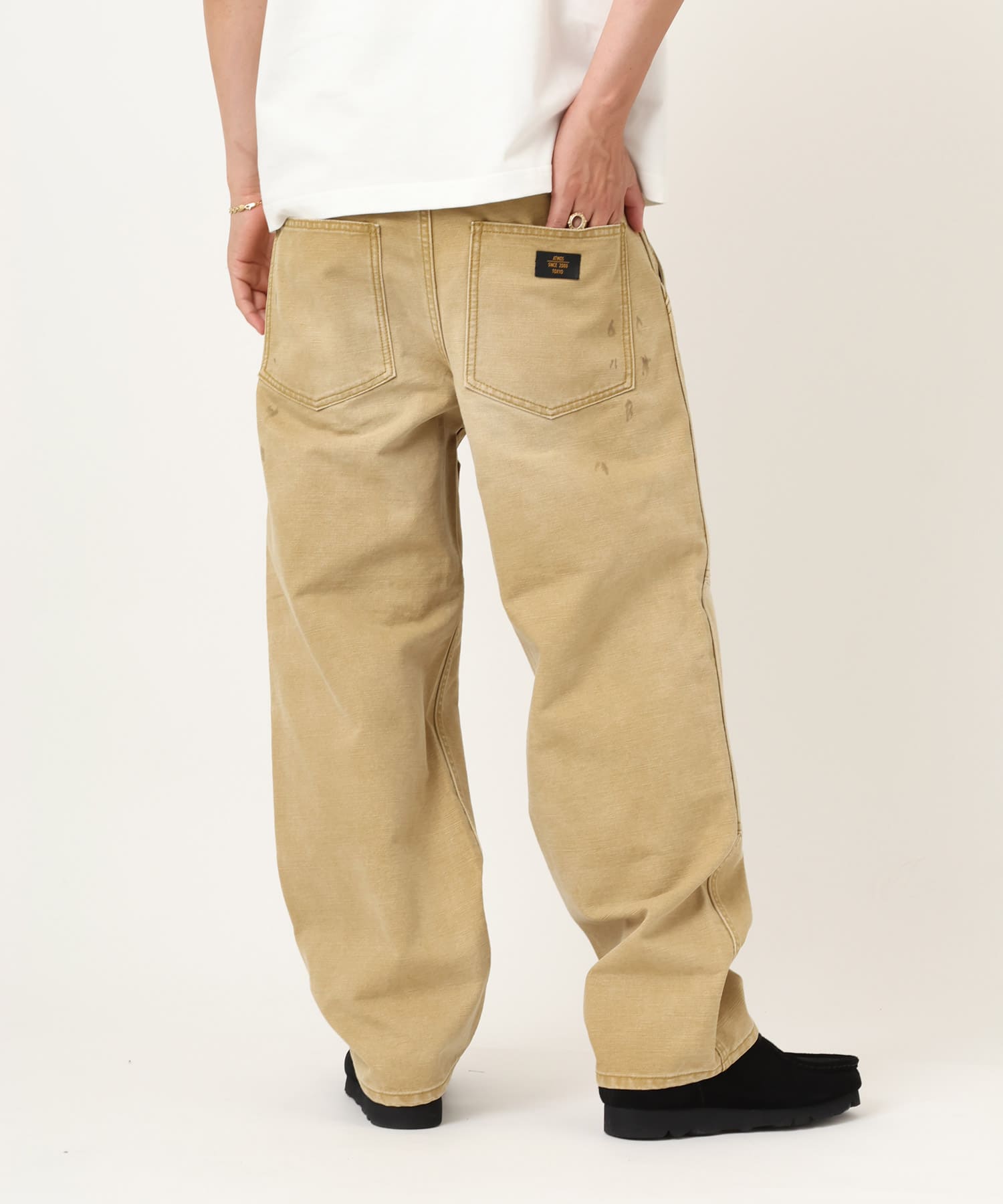 atmos Double Knee Work Pants CAMELの画像