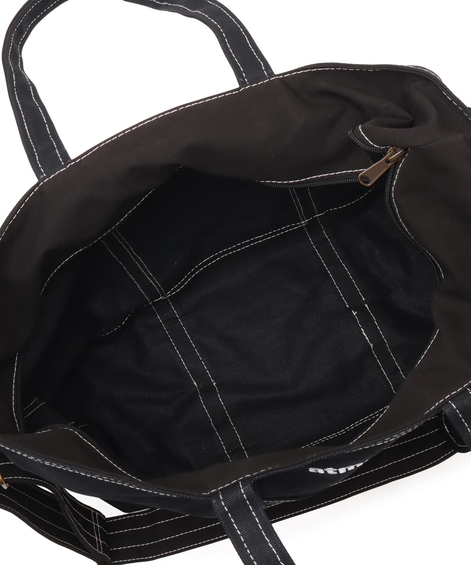 atmos Canvas Tote Bag BLACKの画像
