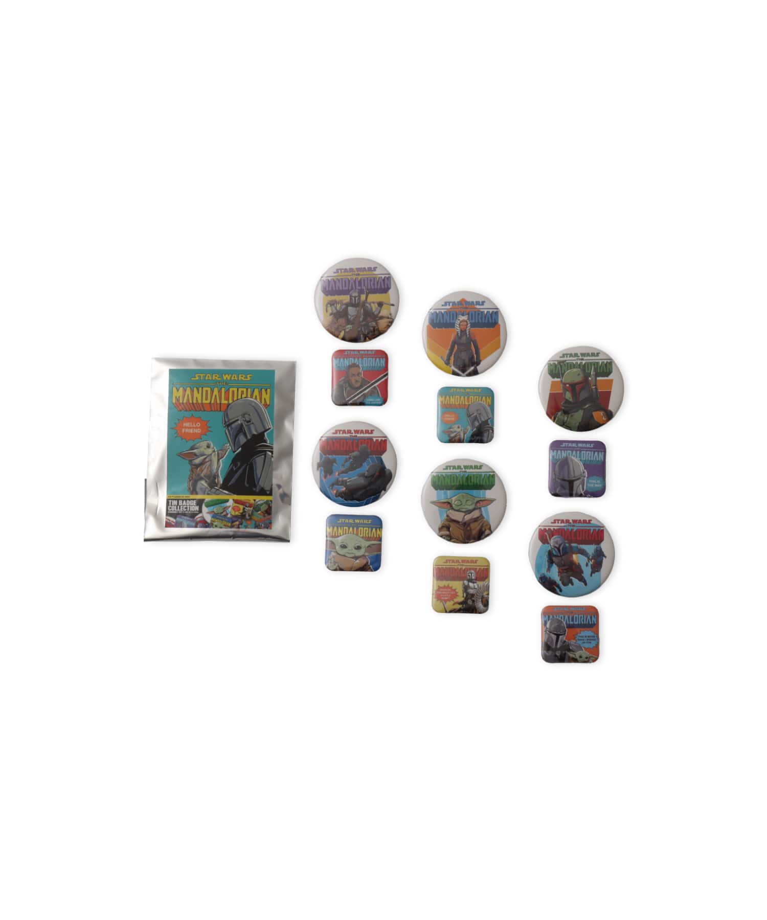 atmos x MANDALORIAN Tin Badge Blind Package MULTIの画像