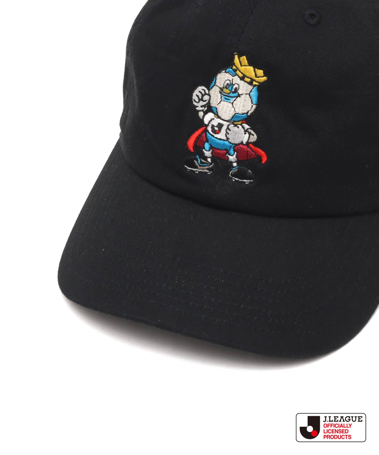 atmos x J.LEAGUE KING Cap BLACKの画像