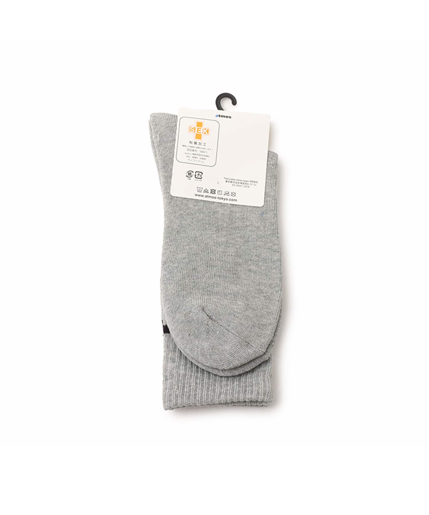atmos College Logo Line Socks GRAYの画像