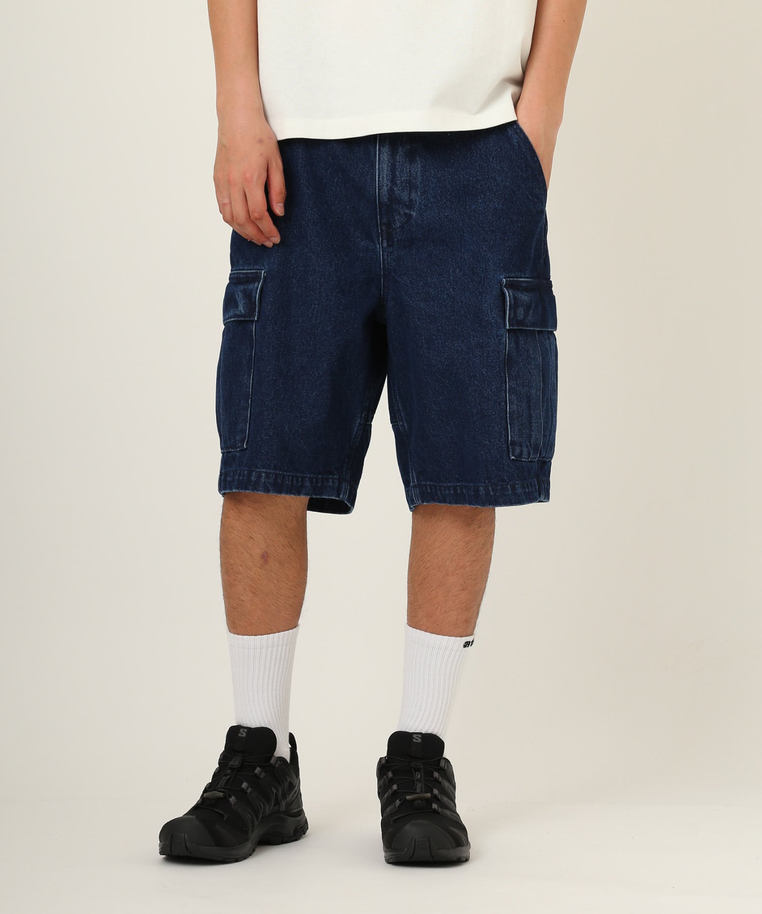atmos Baggy Cargo Shorts BLUEの画像