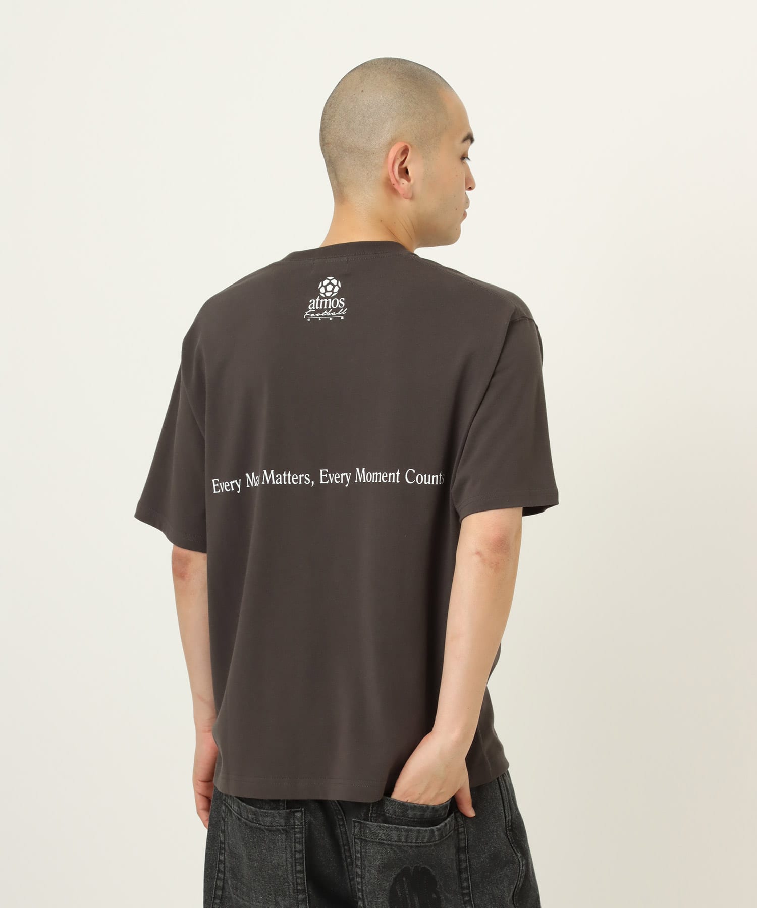 atmos Trophy T-shirt LIGHT BLACKの画像