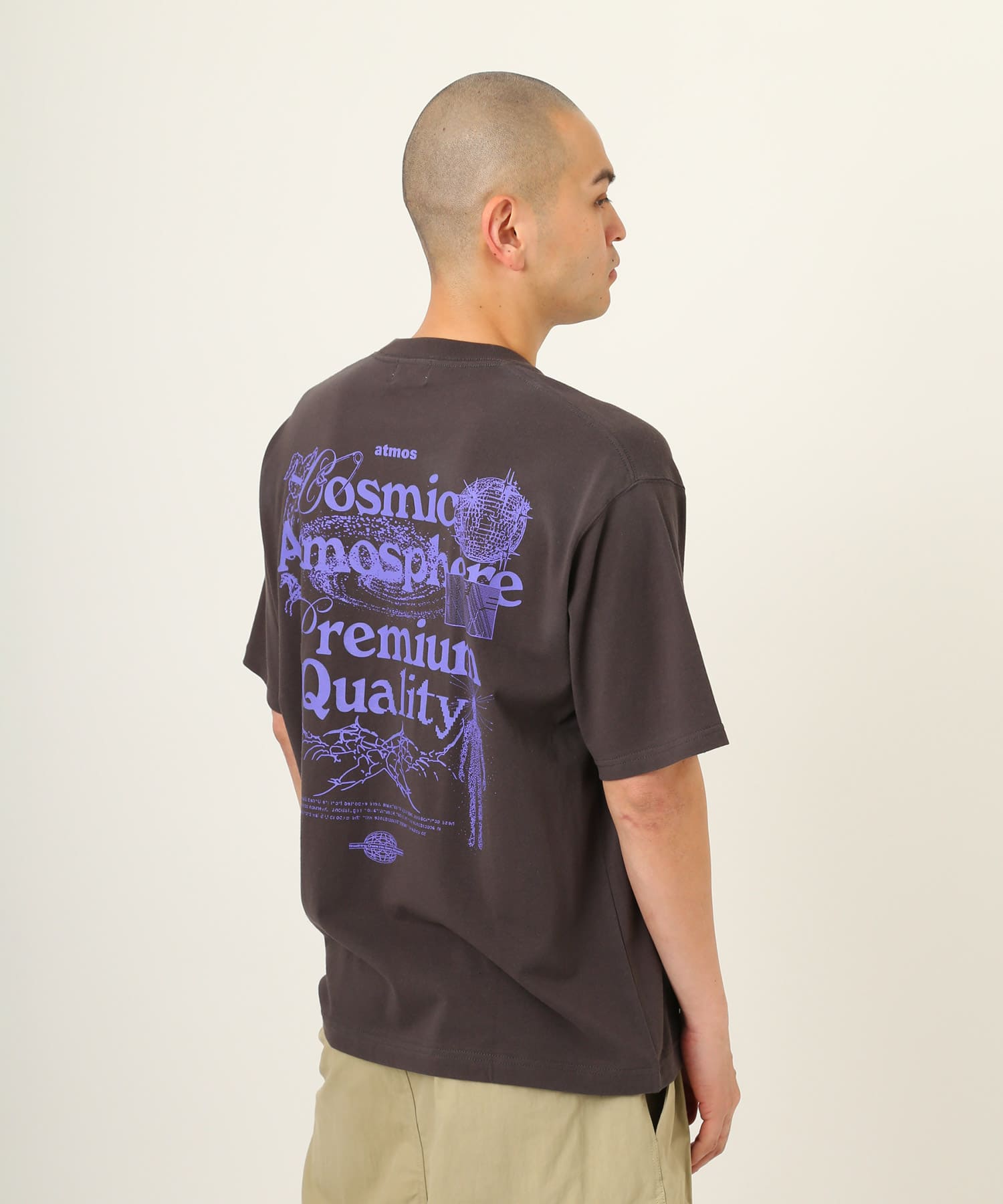 atmos Cosmic T-shirt LIGHT BLACKの画像