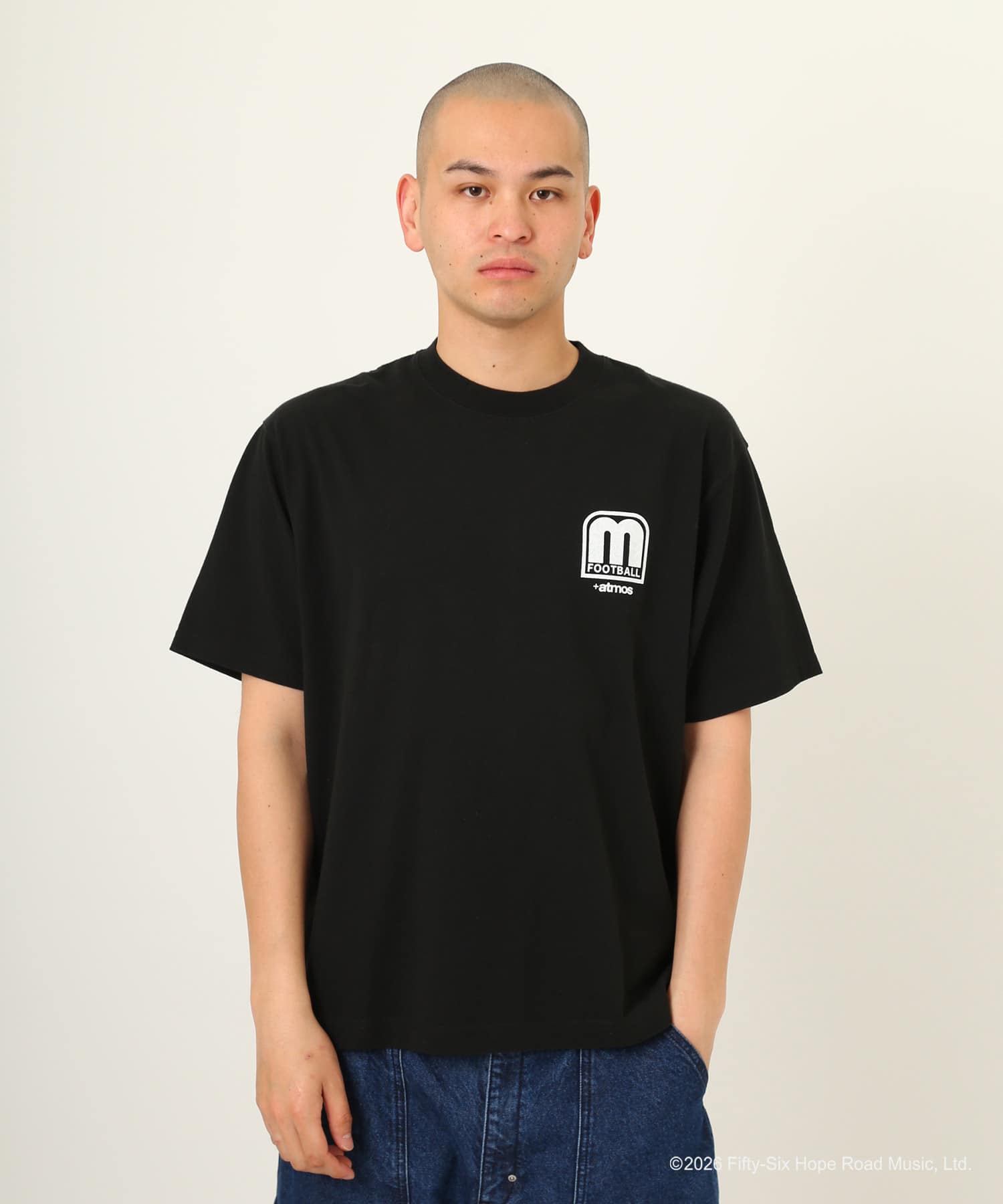 atmos x BOB MARLEY Exodus T-shirt BLACKの画像