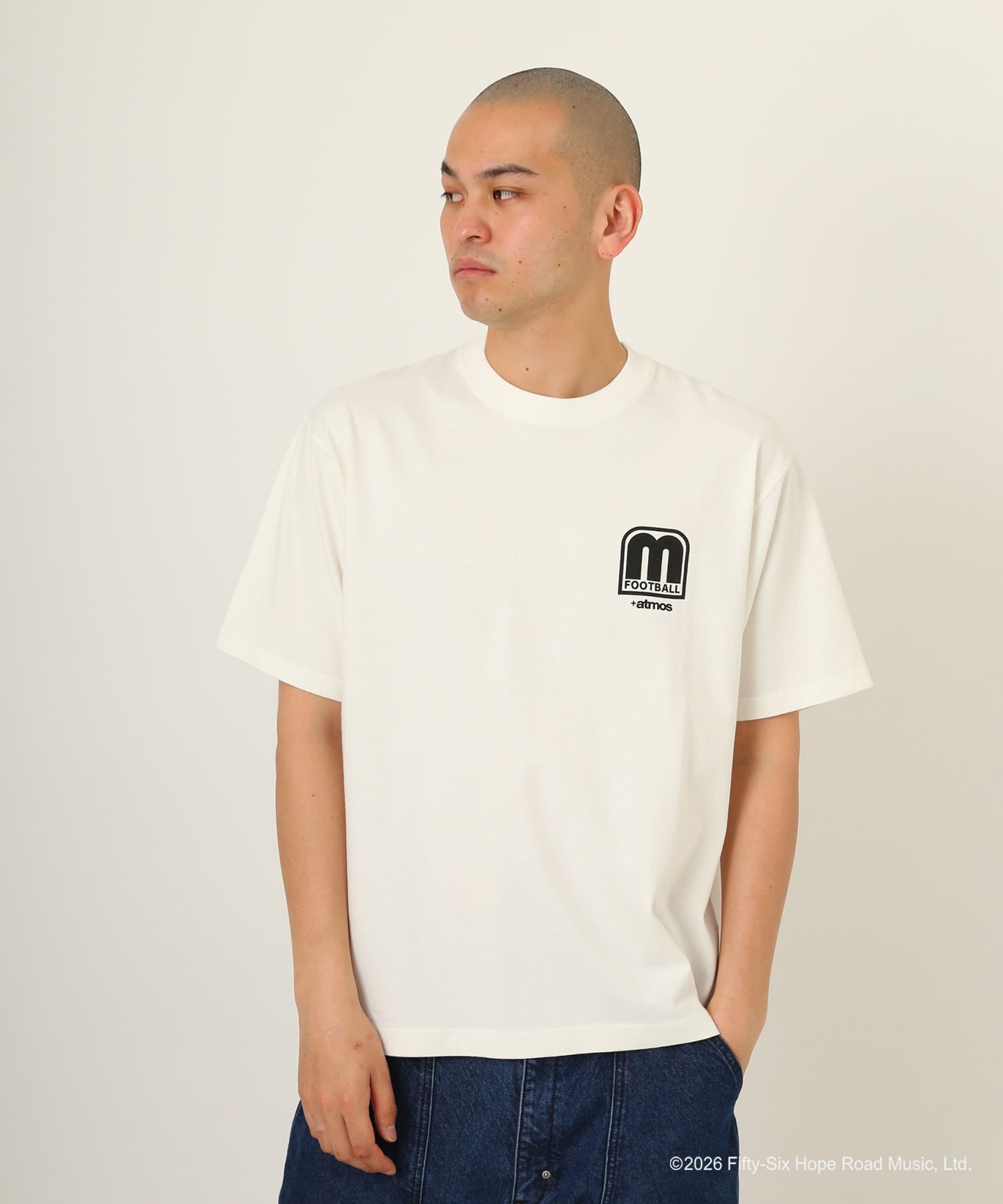 atmos x BOB MARLEY Exodus T-shirt WHITEの画像