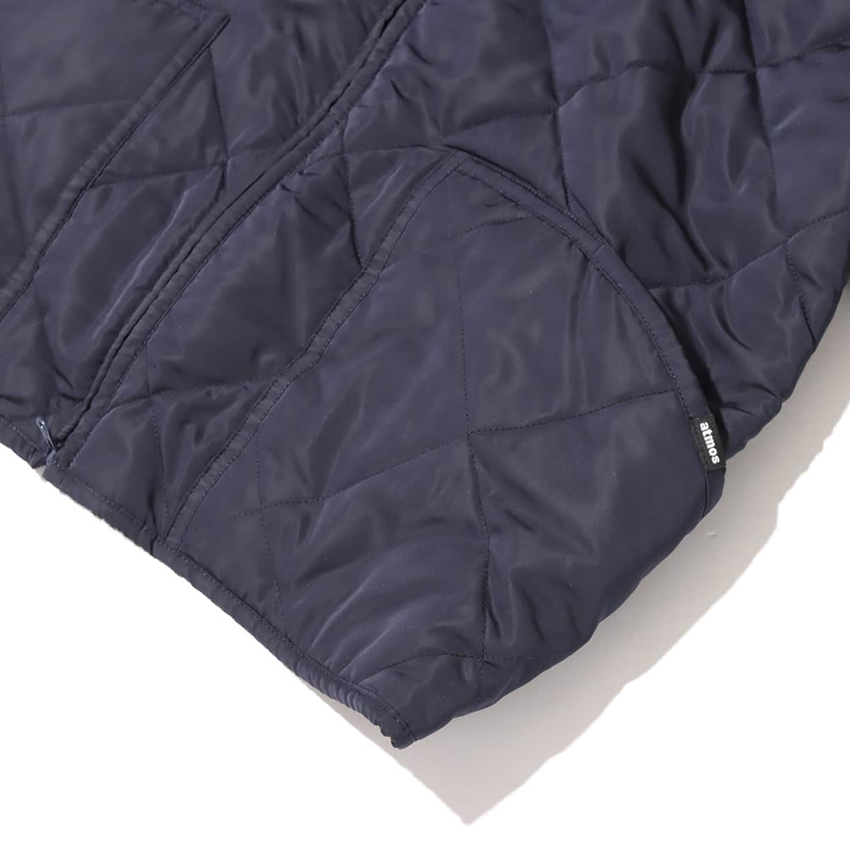 atmos QUILTING JACKET NAVY 21FA-I