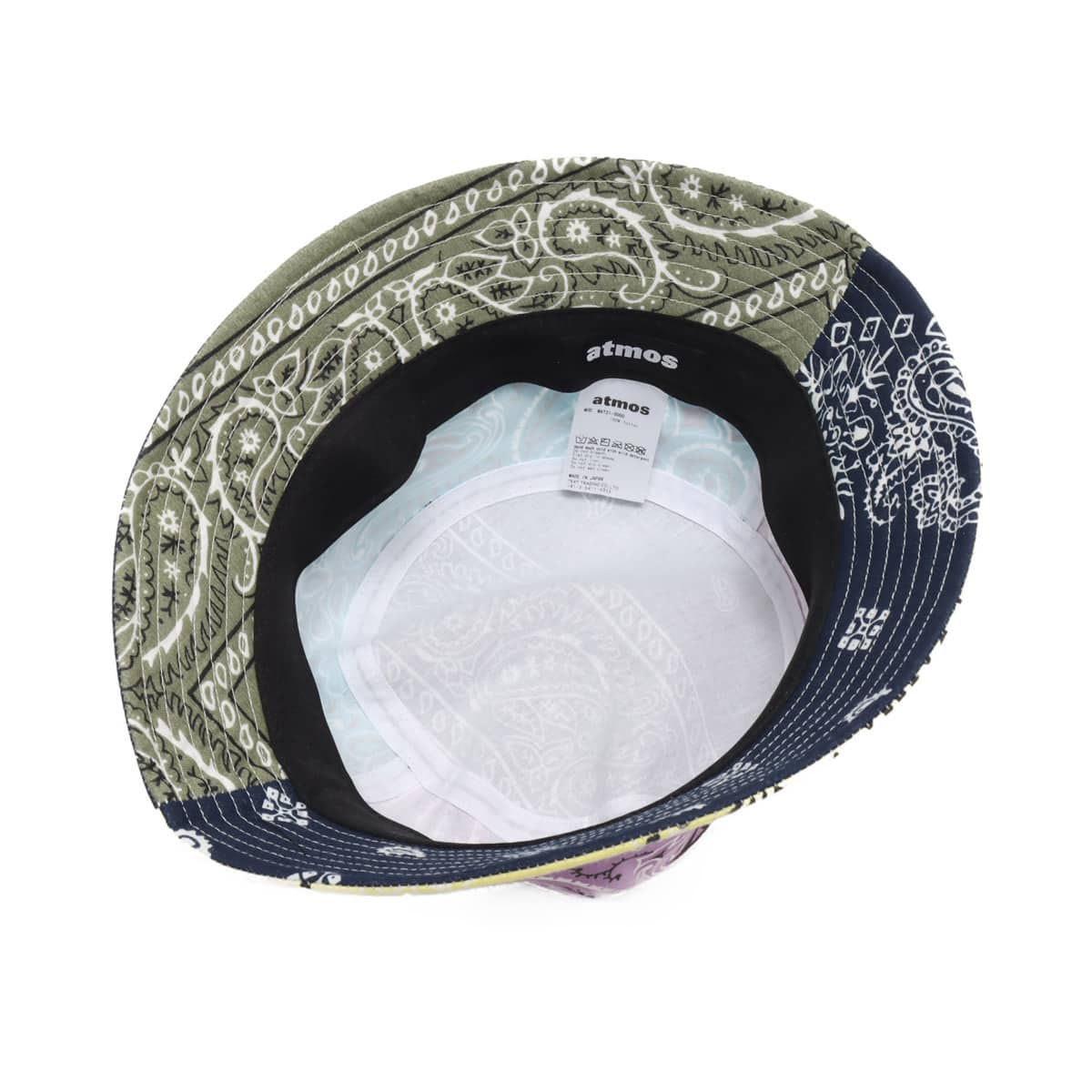 atmos REMAKE US BANDANA BUCKET HAT MULTI 21SP-I