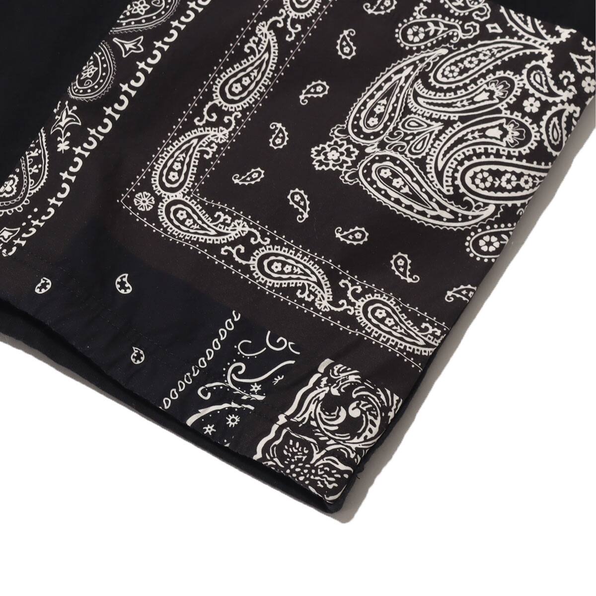 atmos x ELEPHANT BRAND PAISLEY POCKET TEE BLACK 22SP-I