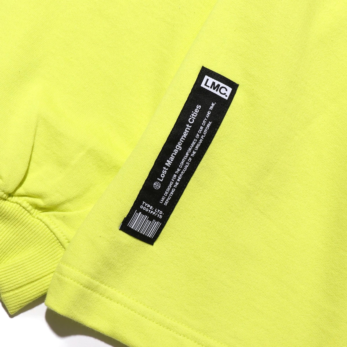 LMC RING LOGO LSV SWEAT TEE  LIME 18FW-Iの画像