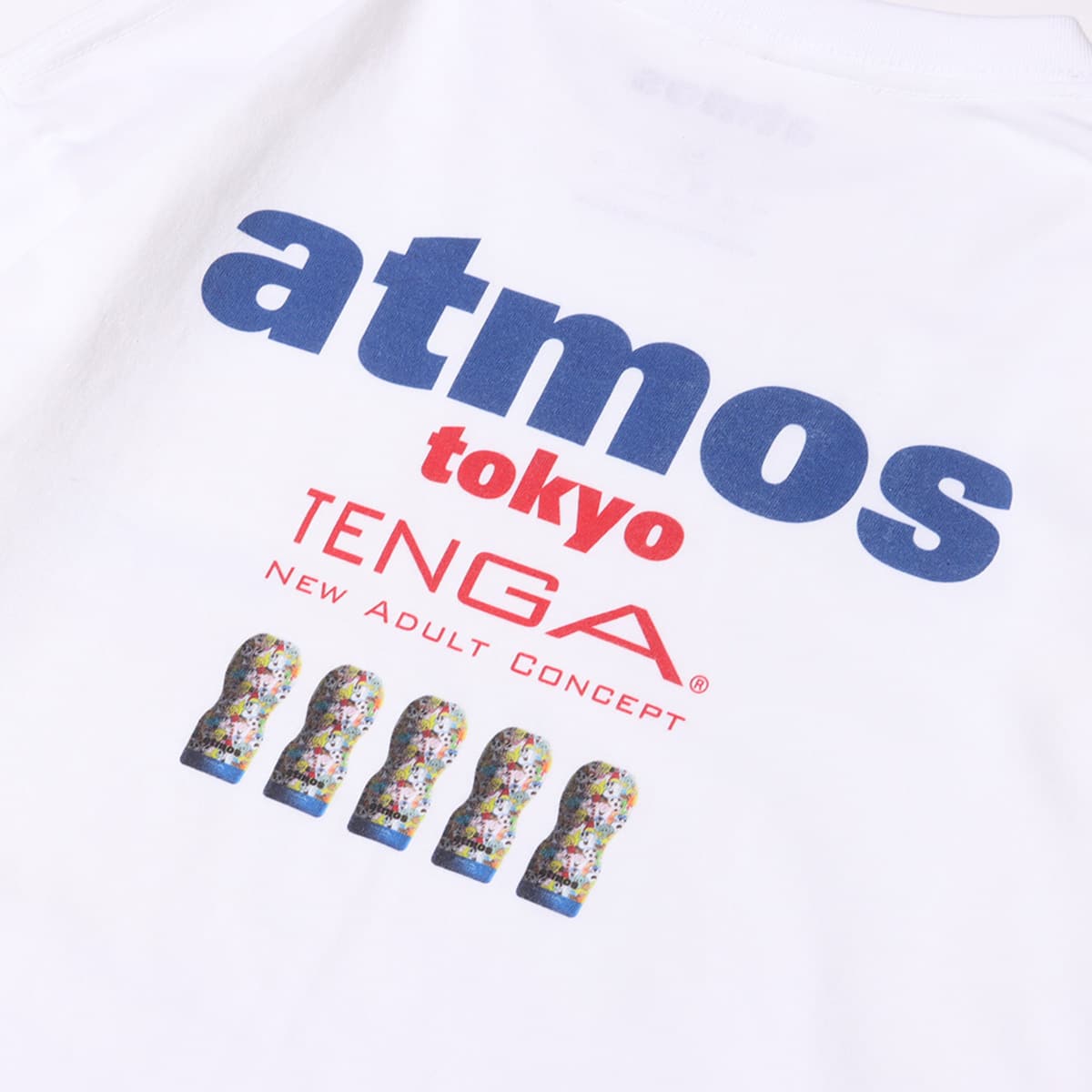 atmos x TENGA EMOJI CUP L/S TEE WHITE 21FA-S