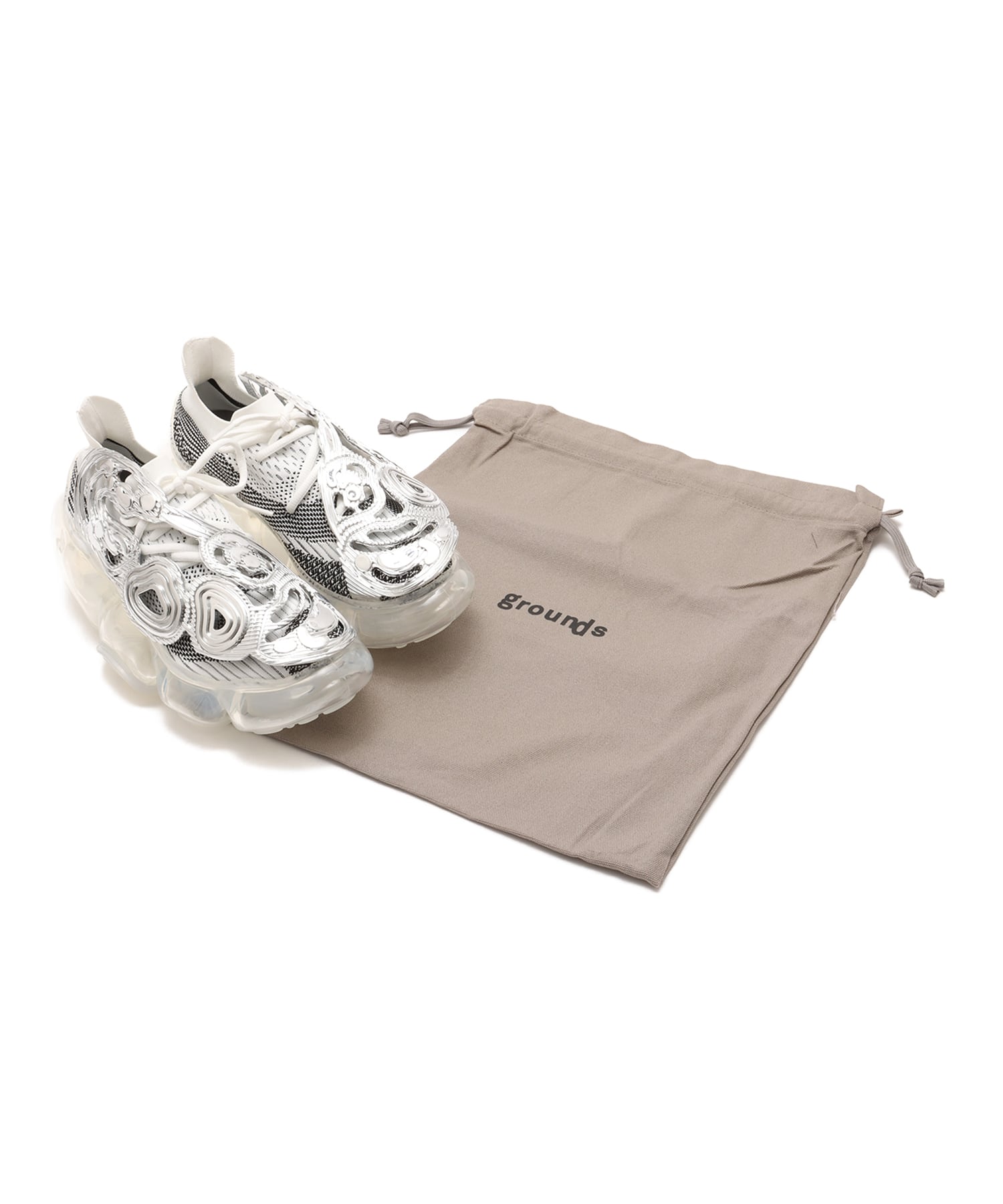 grounds MOOPIE INVERT SILVER / CLEARの画像
