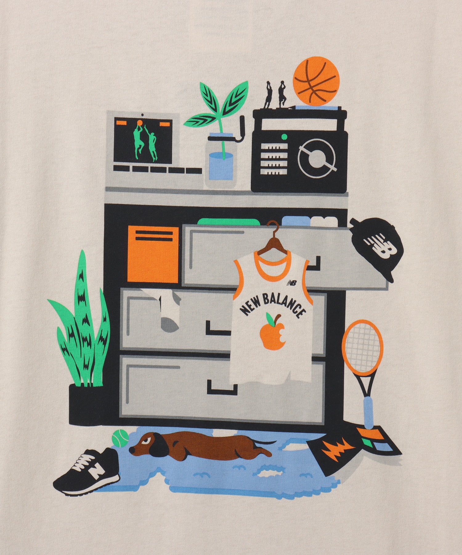 New Balance x Drake Cereal Room S/S T Shirt リネンの画像