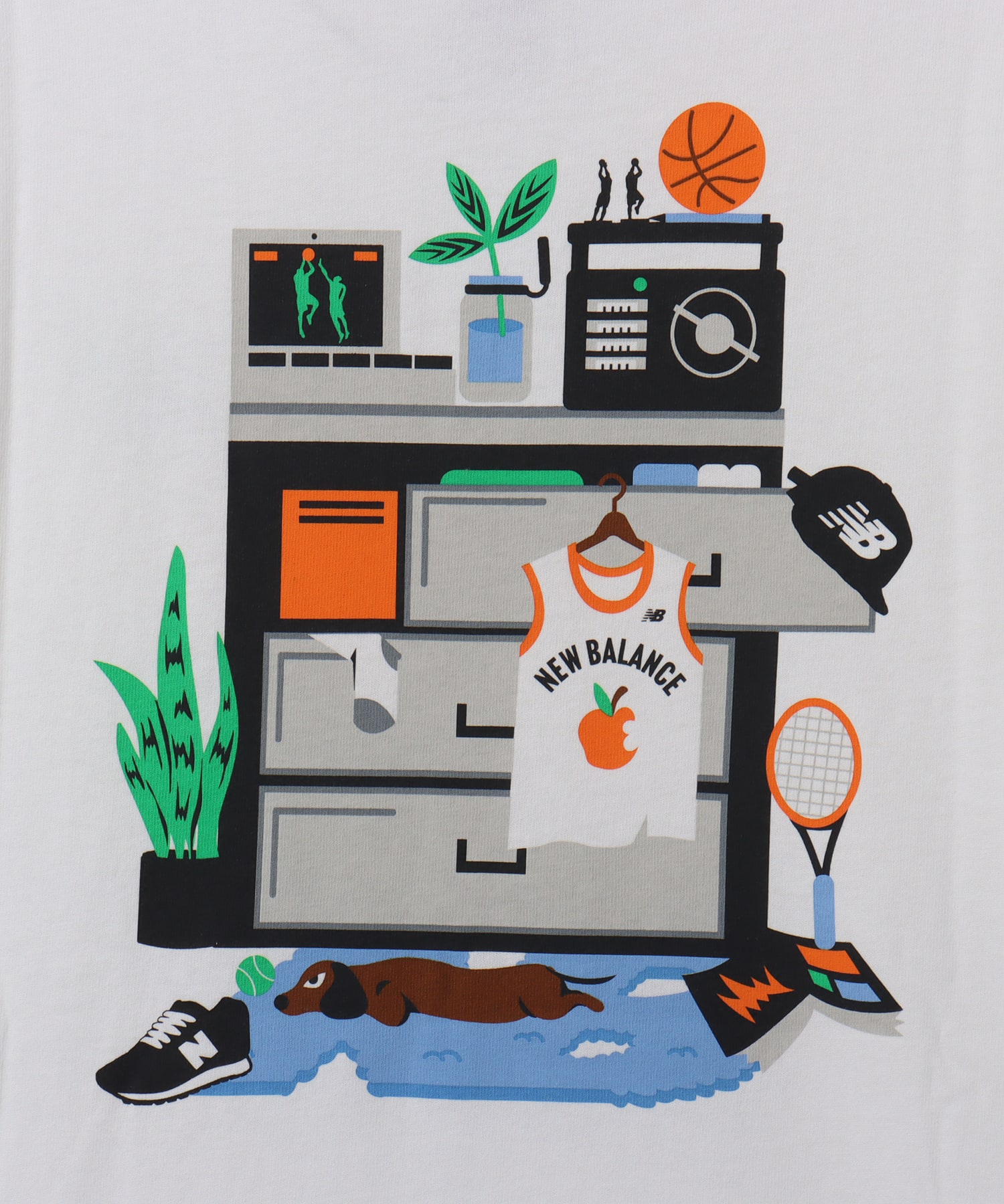 New Balance x Drake Cereal Room S/S T Shirt ホワイトの画像