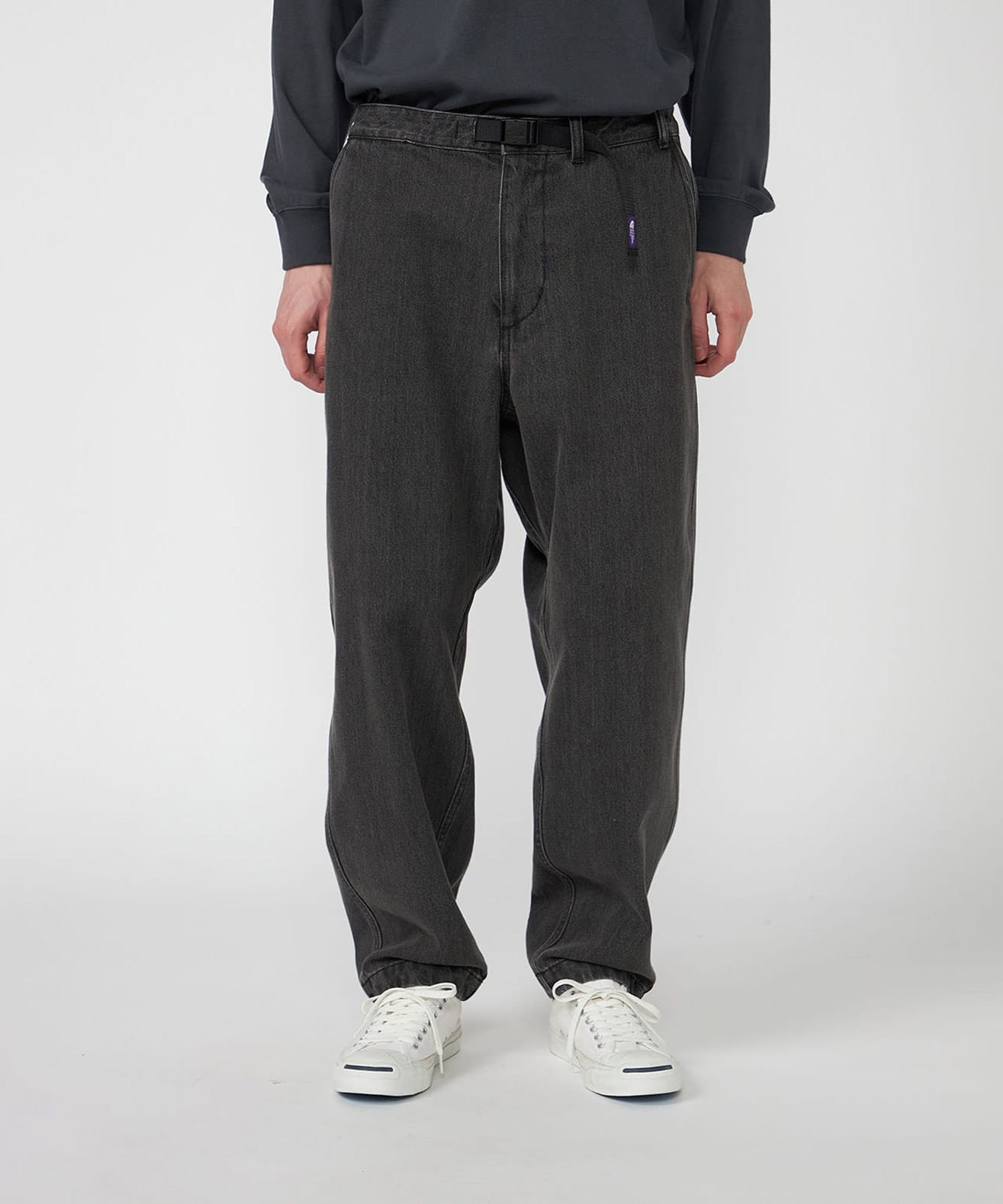 THE NORTH FACE PURPLE LABEL Denim Wide Tapered Field Pants Grayの画像