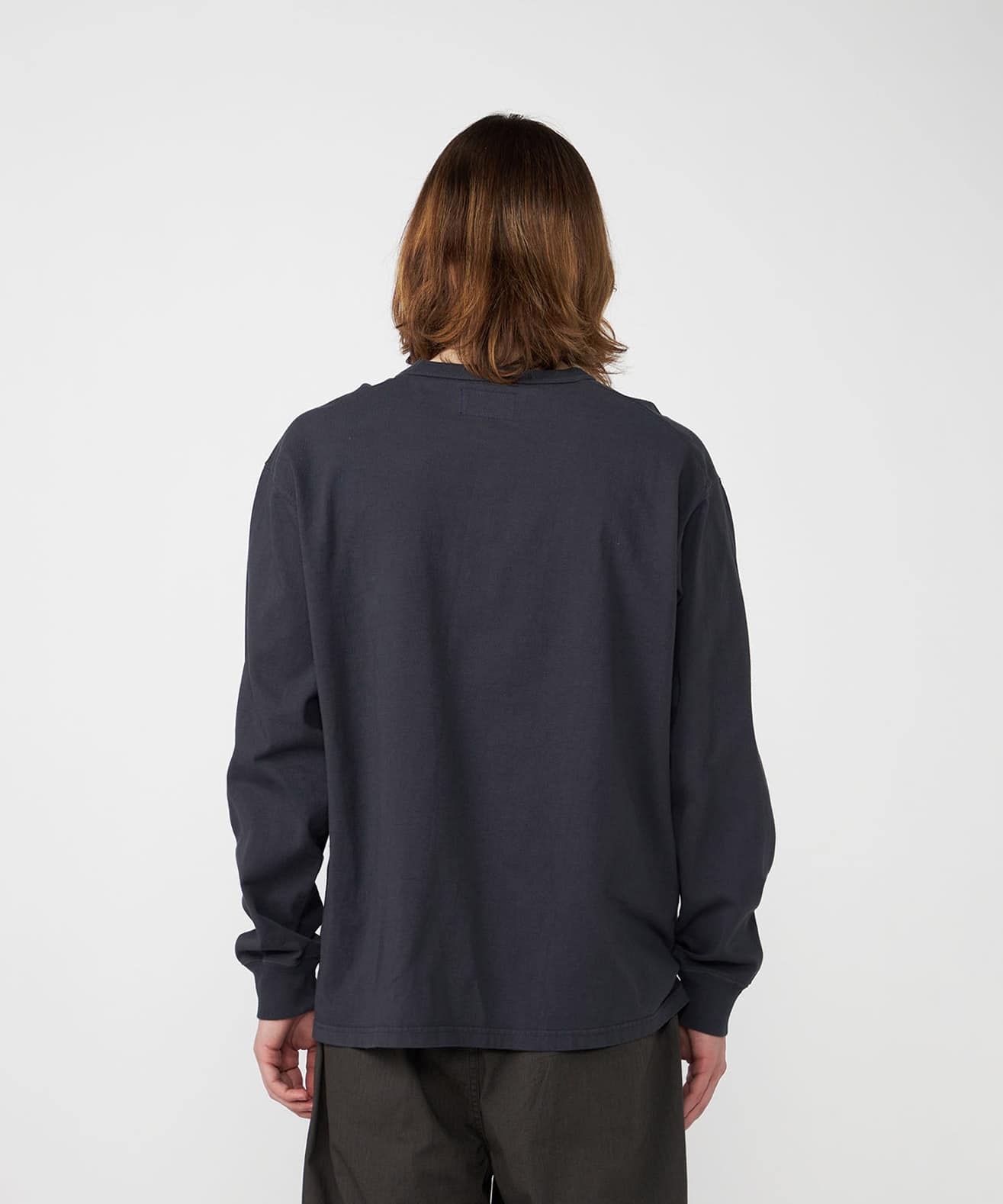 THE NORTH FACE PURPLE LABEL 8oz Field Long Sleeve Pocket Tee Asphalt Grayの画像