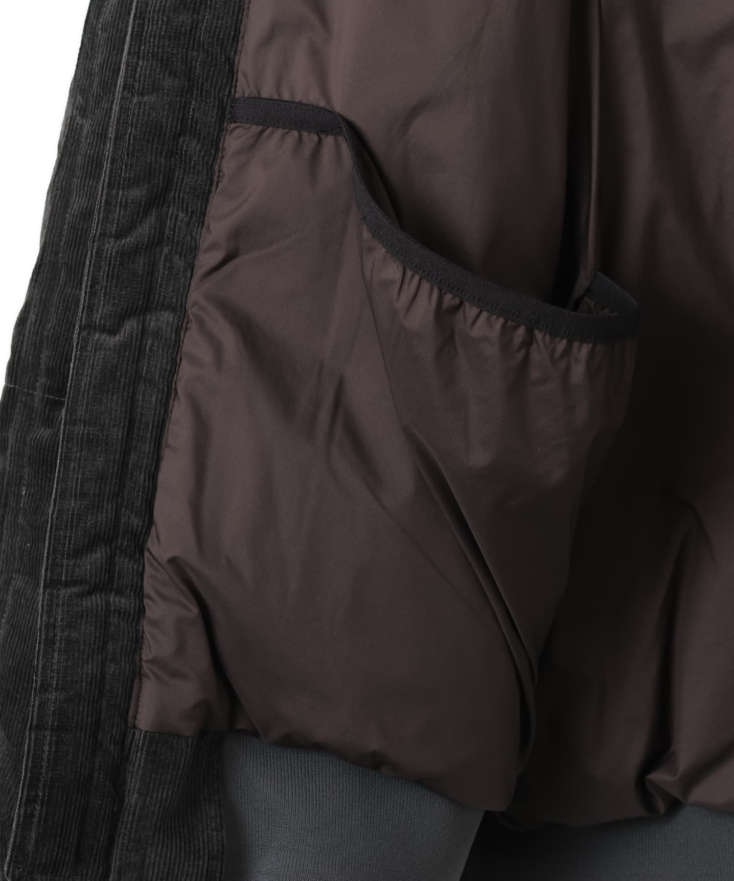 THE NORTH FACE PURPLE LABEL CORDUROY FIELD DOWN JACKET CHARCOの画像