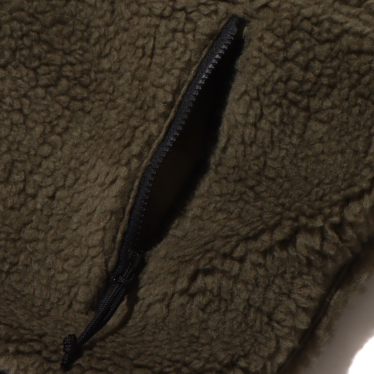 THE NORTH FACE PURPLE LABEL Wool Boa Fleece Field Cardigan Olive 22FW-Iの画像