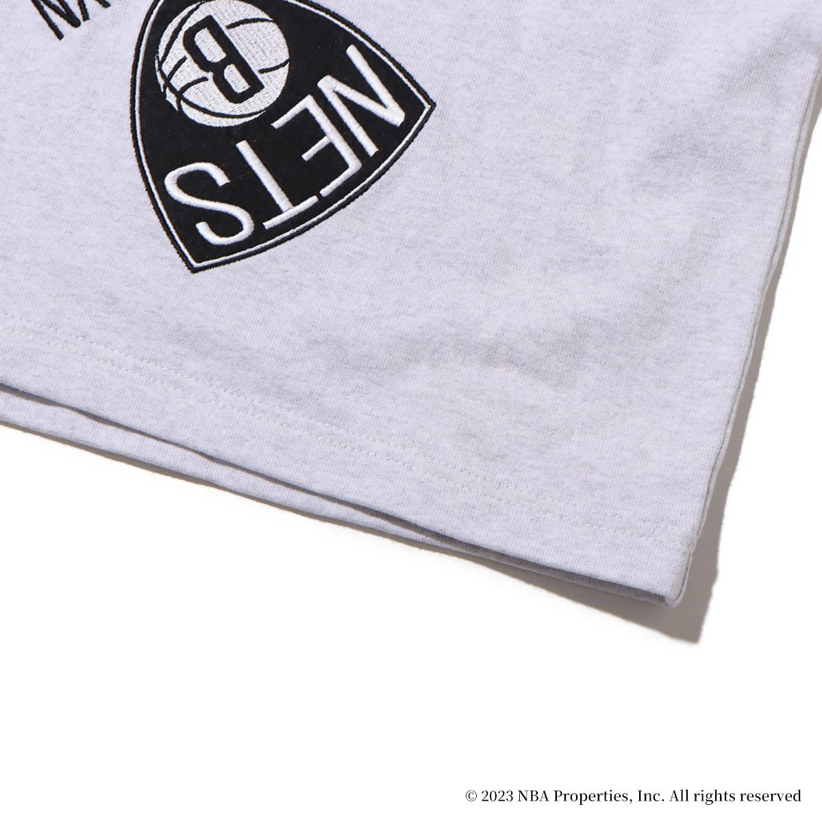 TOKYO 23 NBA Team Logo Patch T-Shirt ASH GRAY 23FW-Sの画像