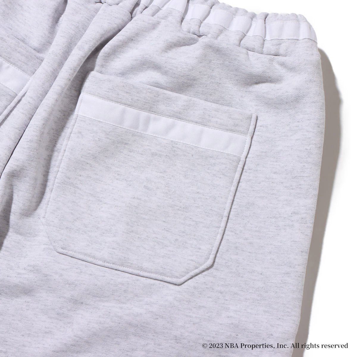 TOKYO 23 NBA Team Logo Patch Short Pants ASH GRAY 23SS-Sの画像